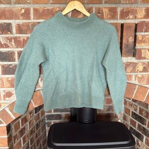 Everlane Green Crew Neck Sweater
